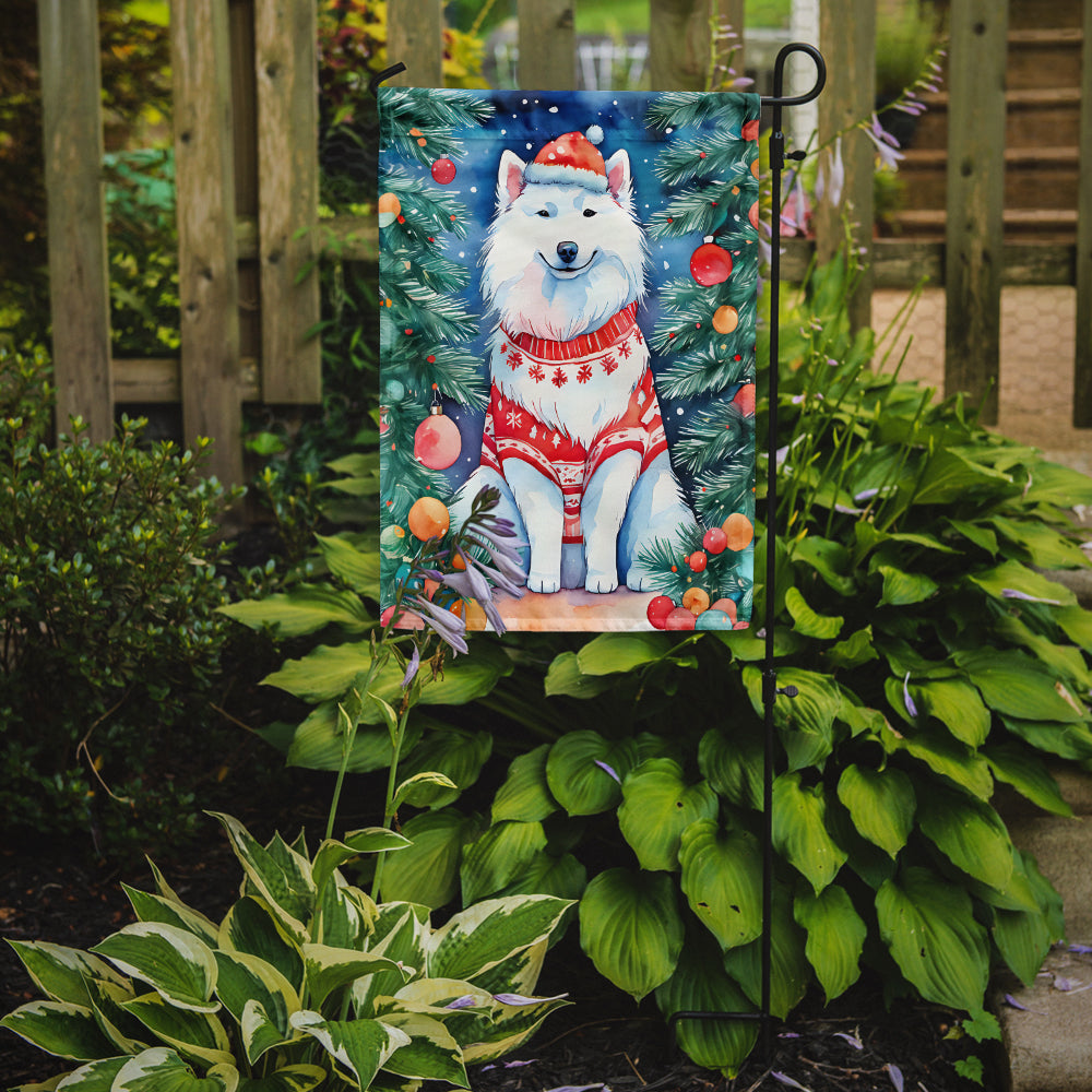 Buy this Samoyed Christmas Garden Flag