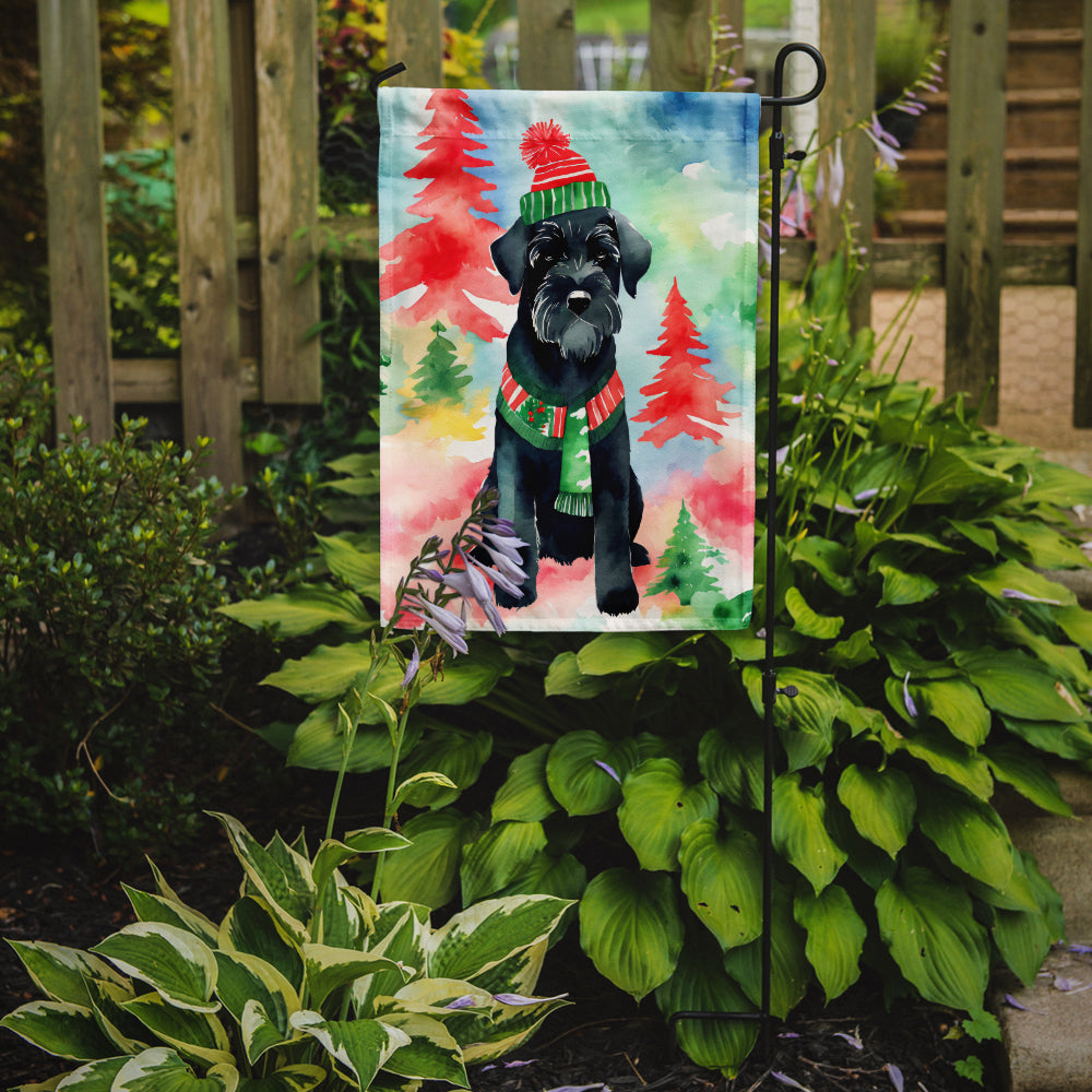 Buy this Schnauzer Christmas Garden Flag