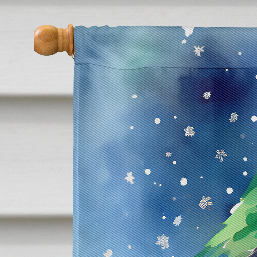 Scottish Deerhound Christmas House Flag