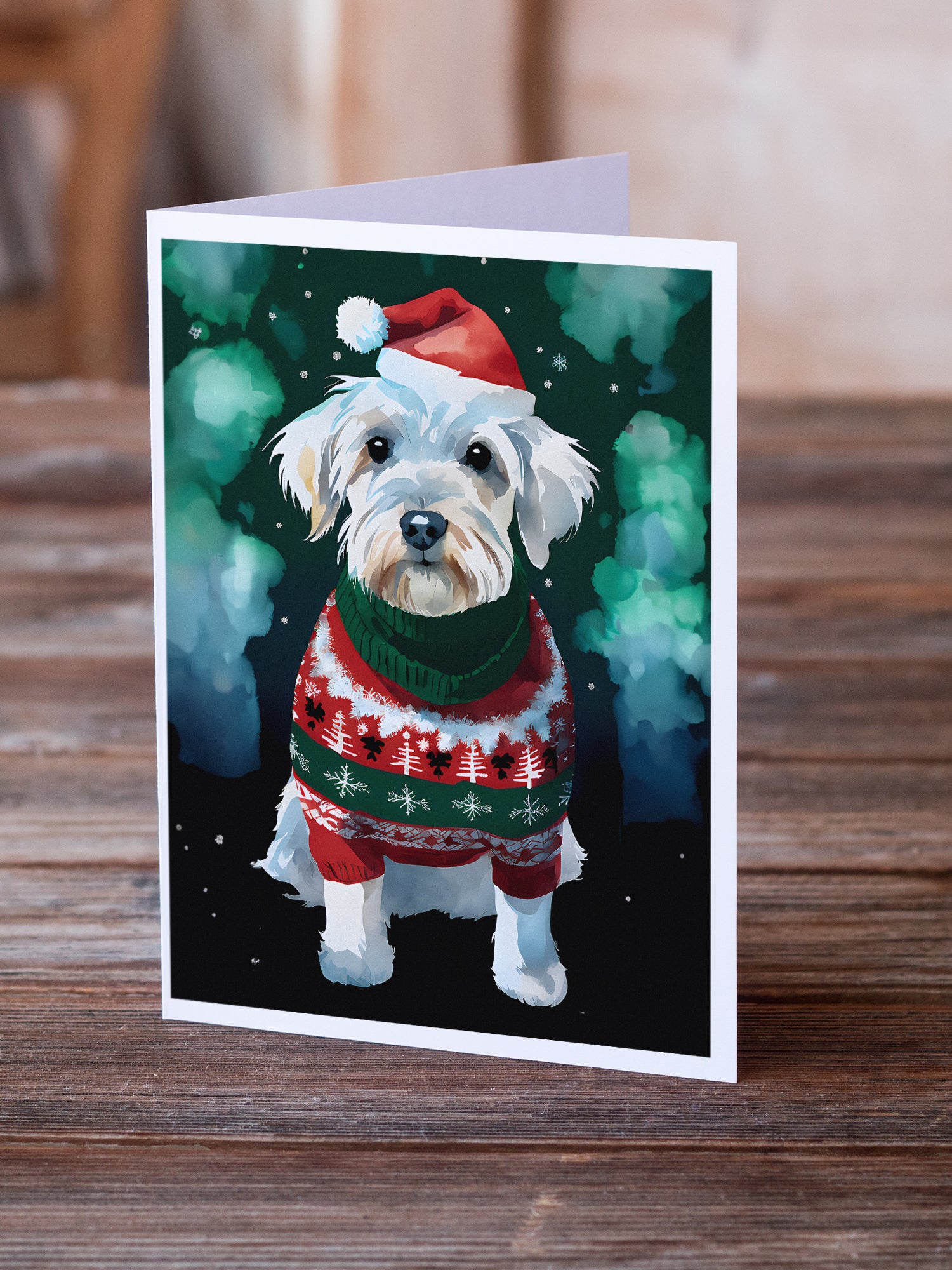 Buy this Sealyham Terrier Christmas Greeting Cards Pack of 8