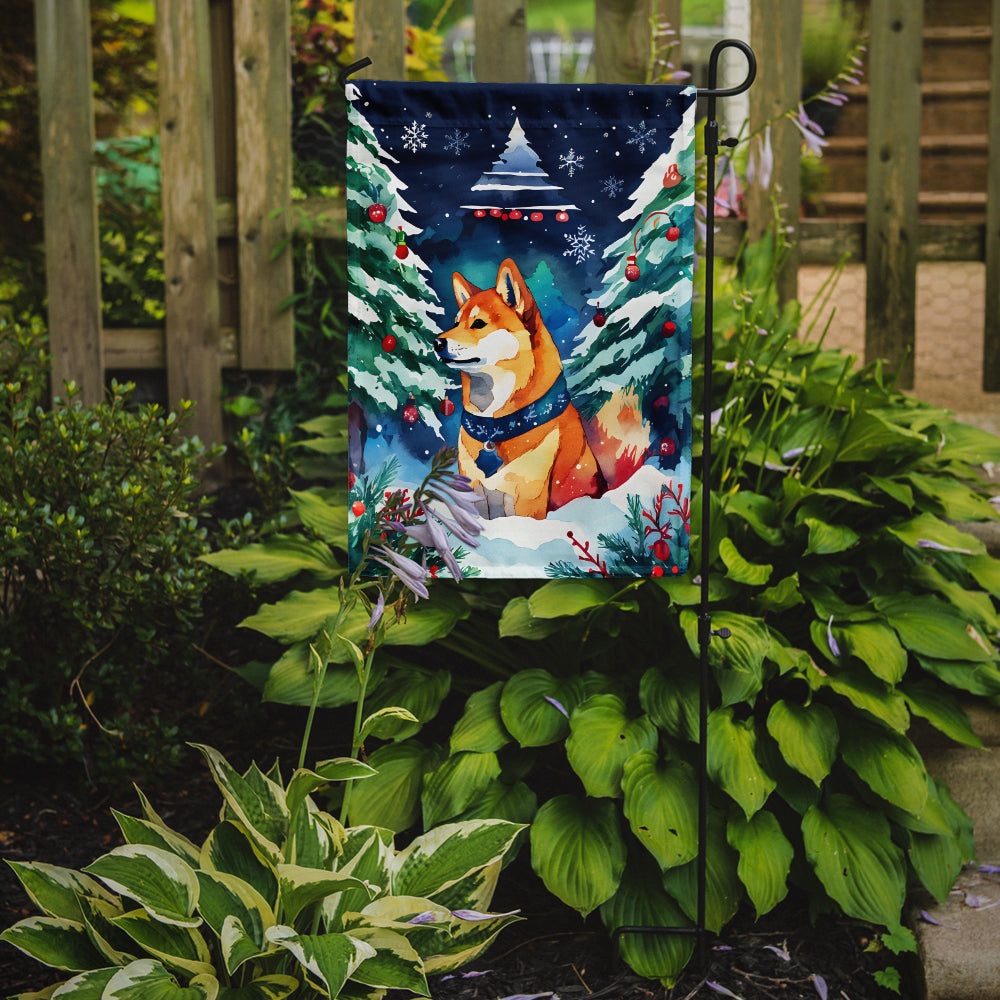 Buy this Shiba Inu Christmas Garden Flag