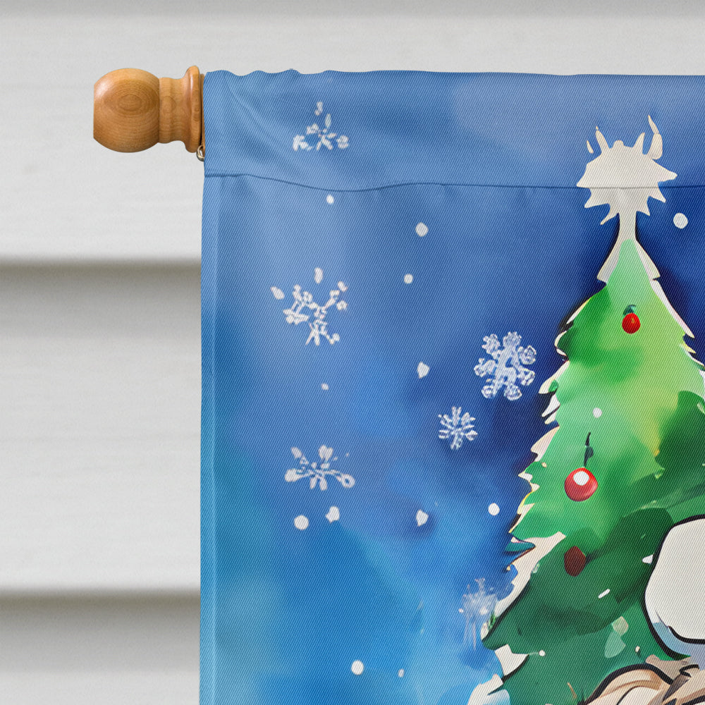 Shih Tzu Christmas House Flag