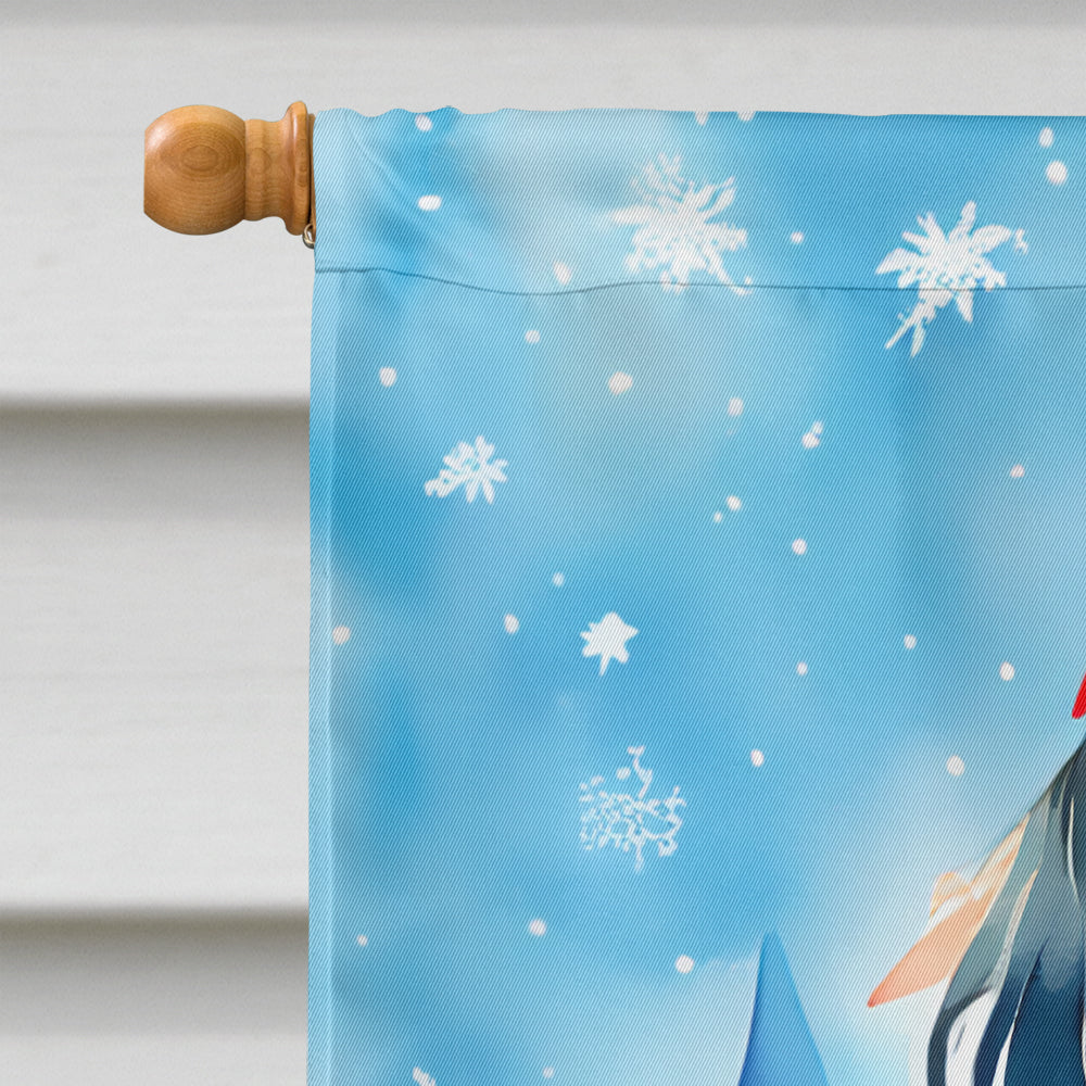 Shih Tzu Christmas House Flag