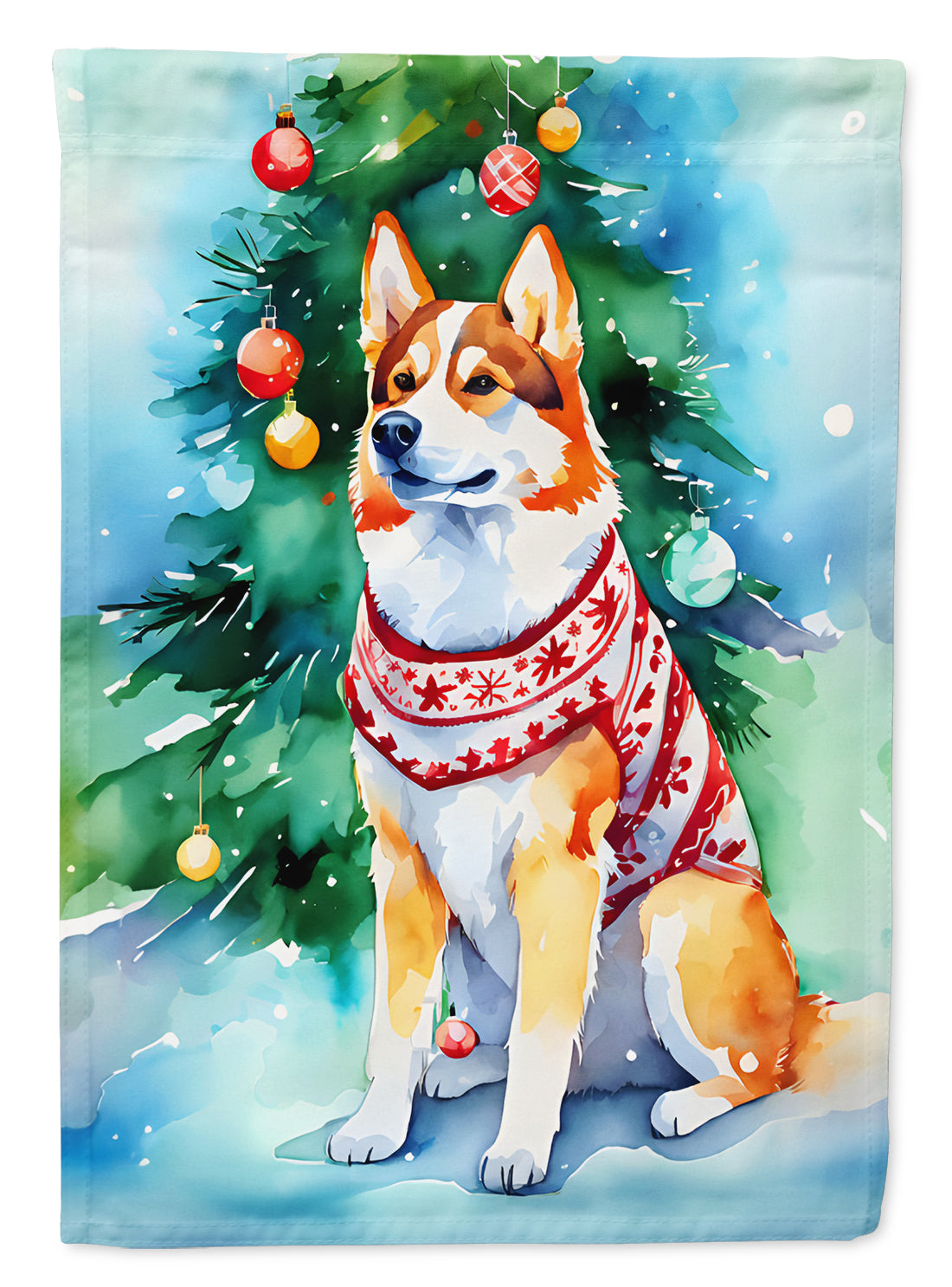 Buy this Siberian Husky Christmas Garden Flag