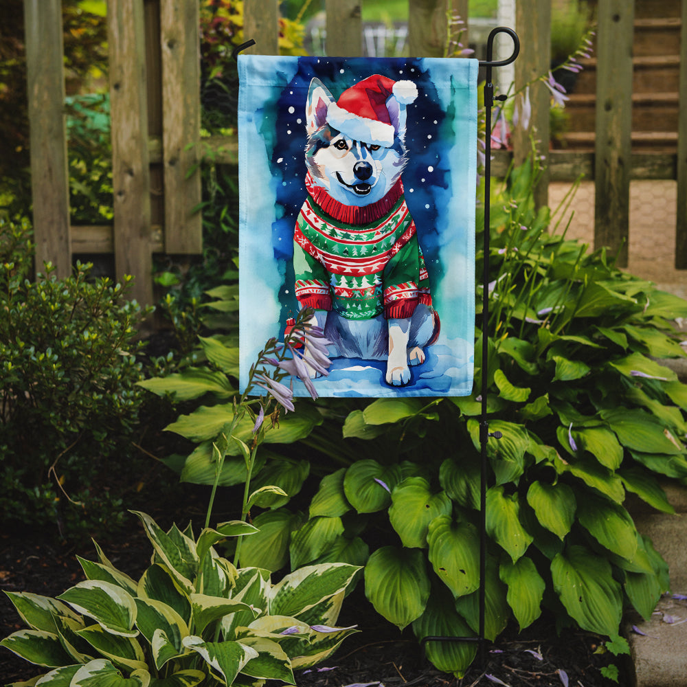 Buy this Siberian Husky Christmas Garden Flag