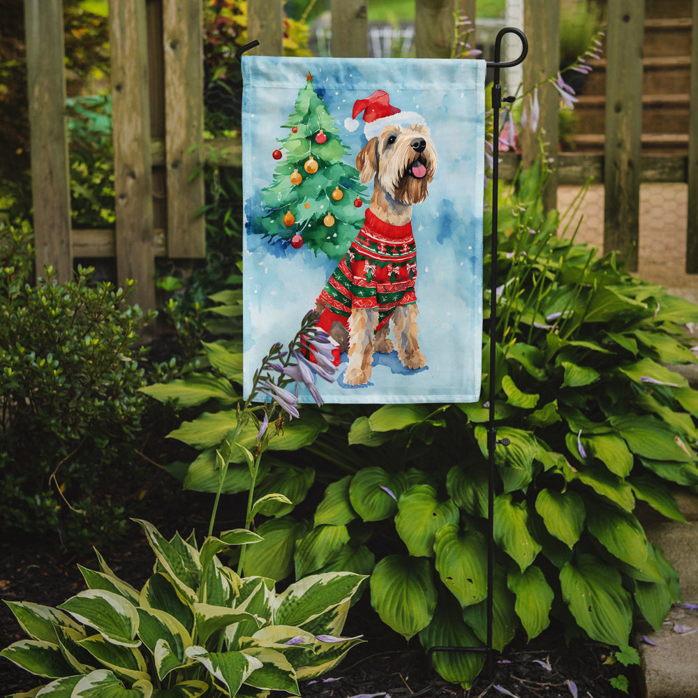 Buy this Wheaten Terrier Christmas Garden Flag