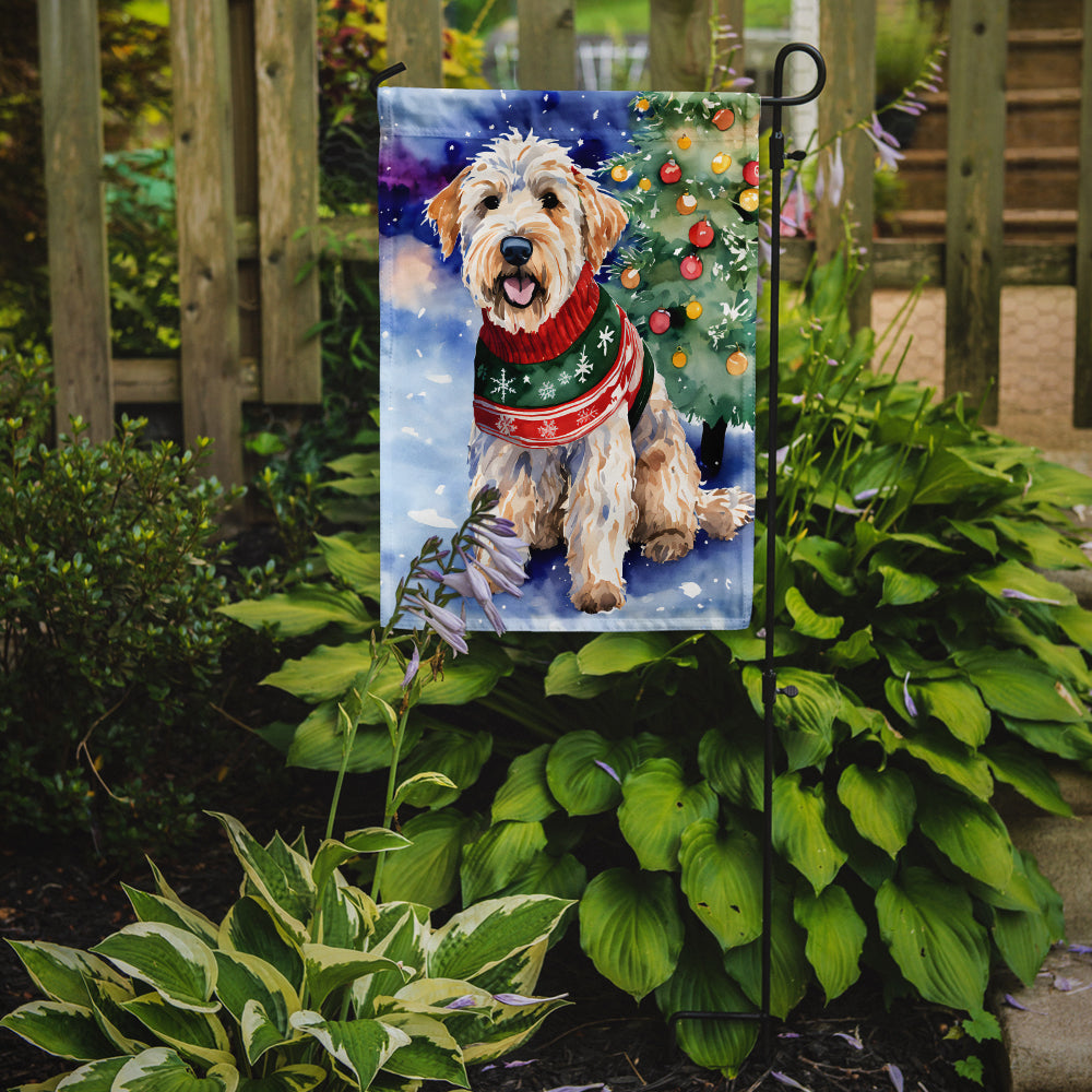 Buy this Wheaten Terrier Christmas Garden Flag