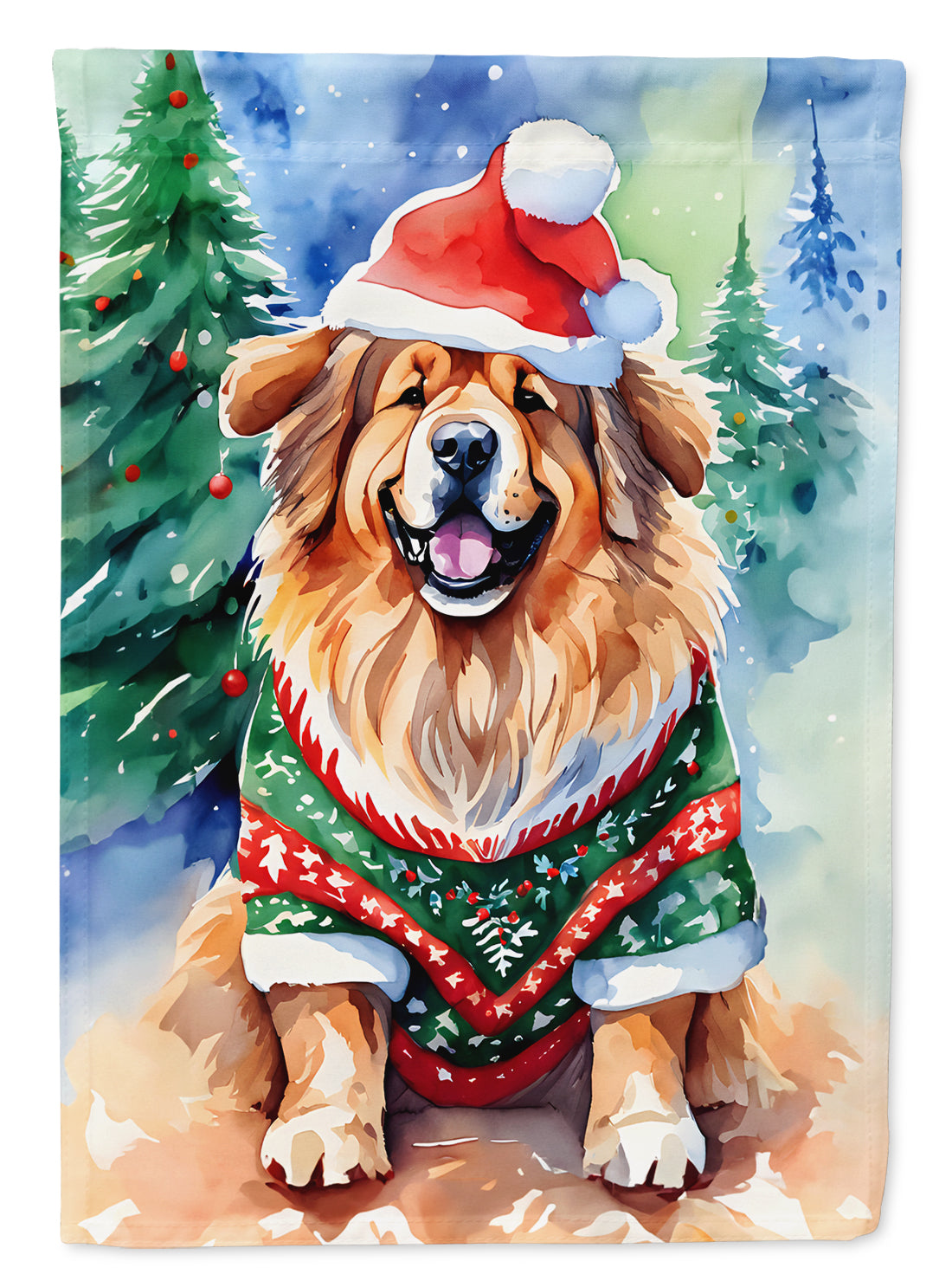 Buy this Tibetan Mastiff Christmas Garden Flag