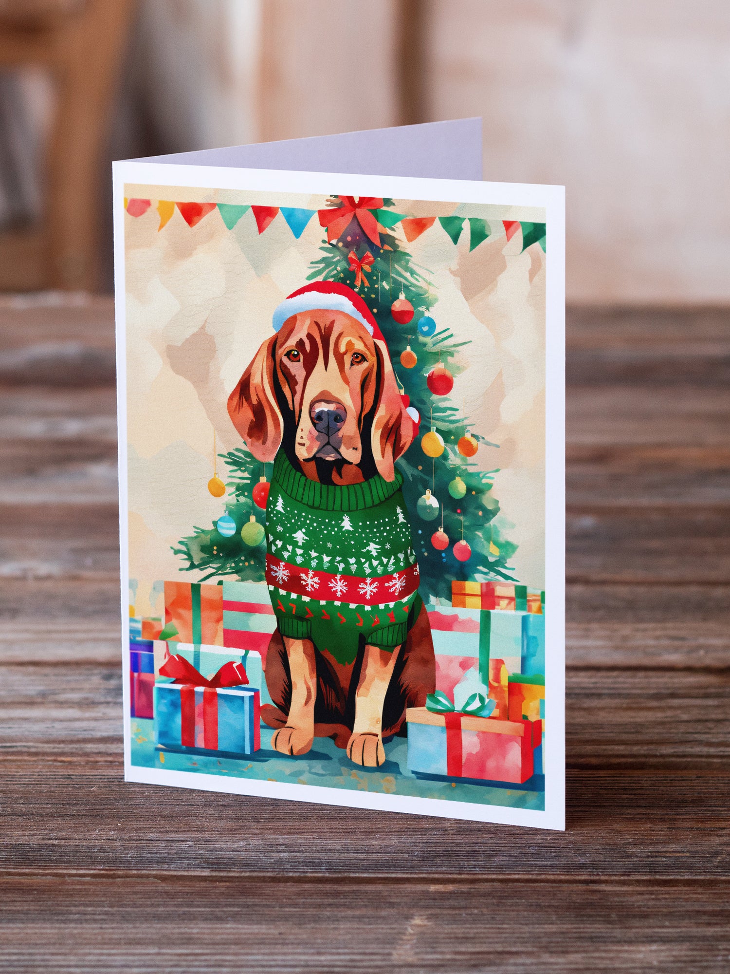 Buy this Vizsla Christmas Greeting Cards Pack of 8