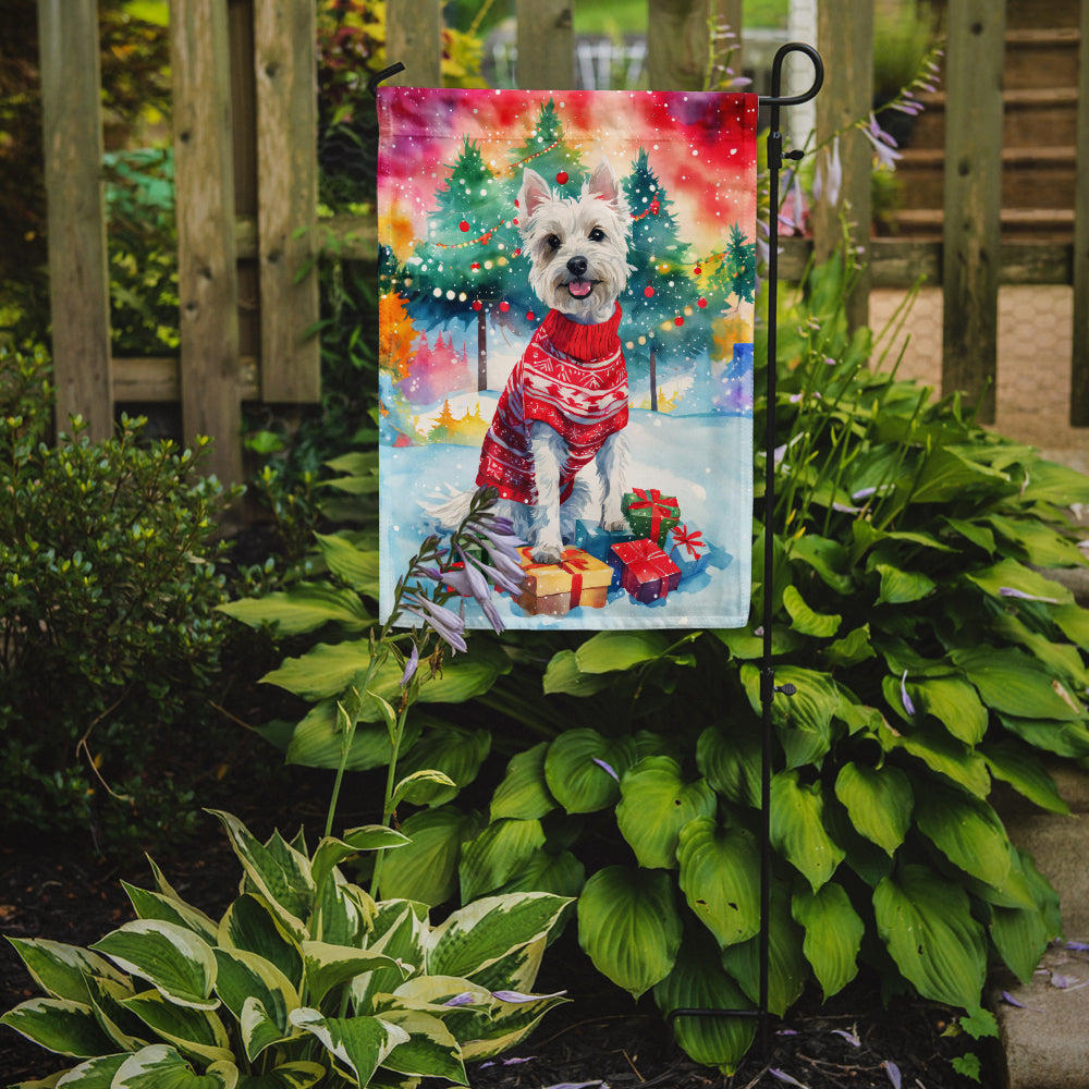 Buy this Westie Christmas Garden Flag