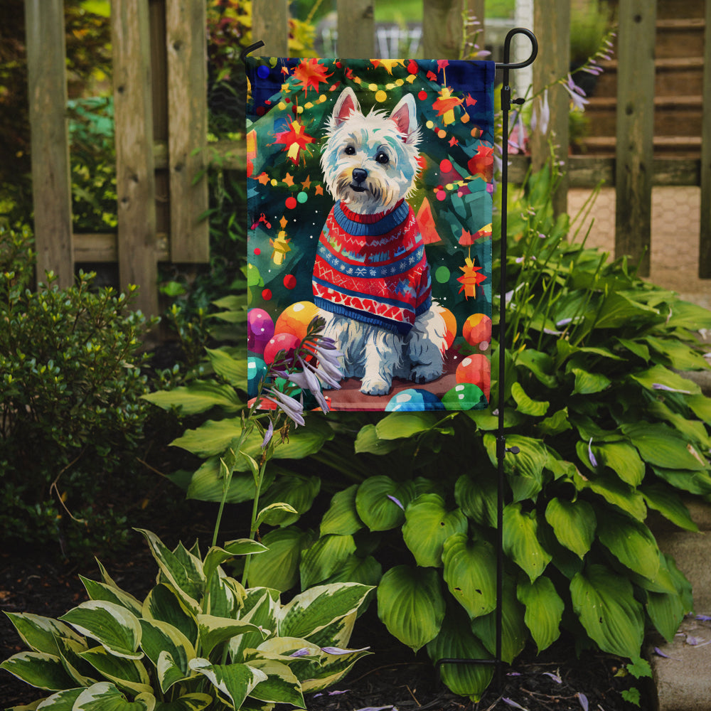 Buy this Westie Christmas Garden Flag