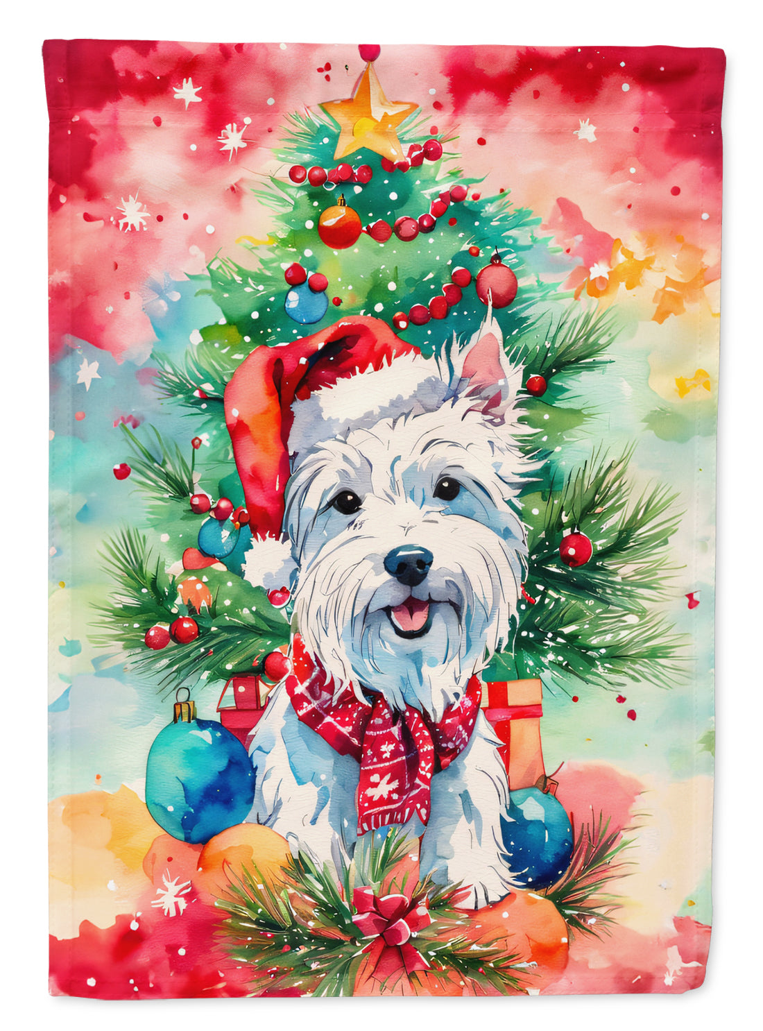 Buy this Westie Christmas Garden Flag