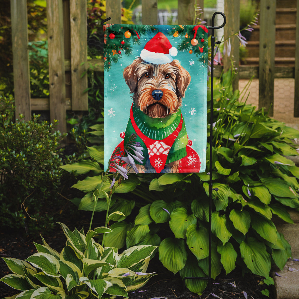 Buy this Wirehaired Pointing Griffon Christmas Garden Flag