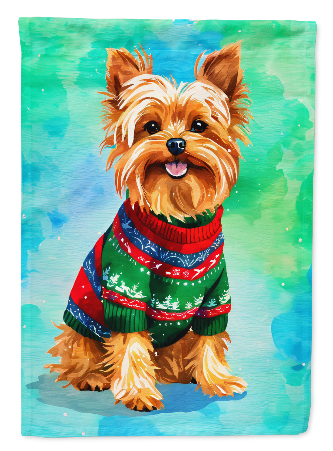 Buy this Yorkshire Terrier Yorkie Christmas Garden Flag