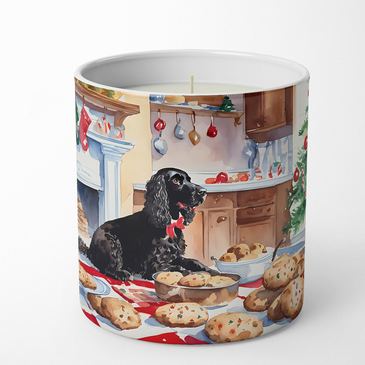 Buy this American Water Spaniel Christmas Cookies Decorative Soy Candle