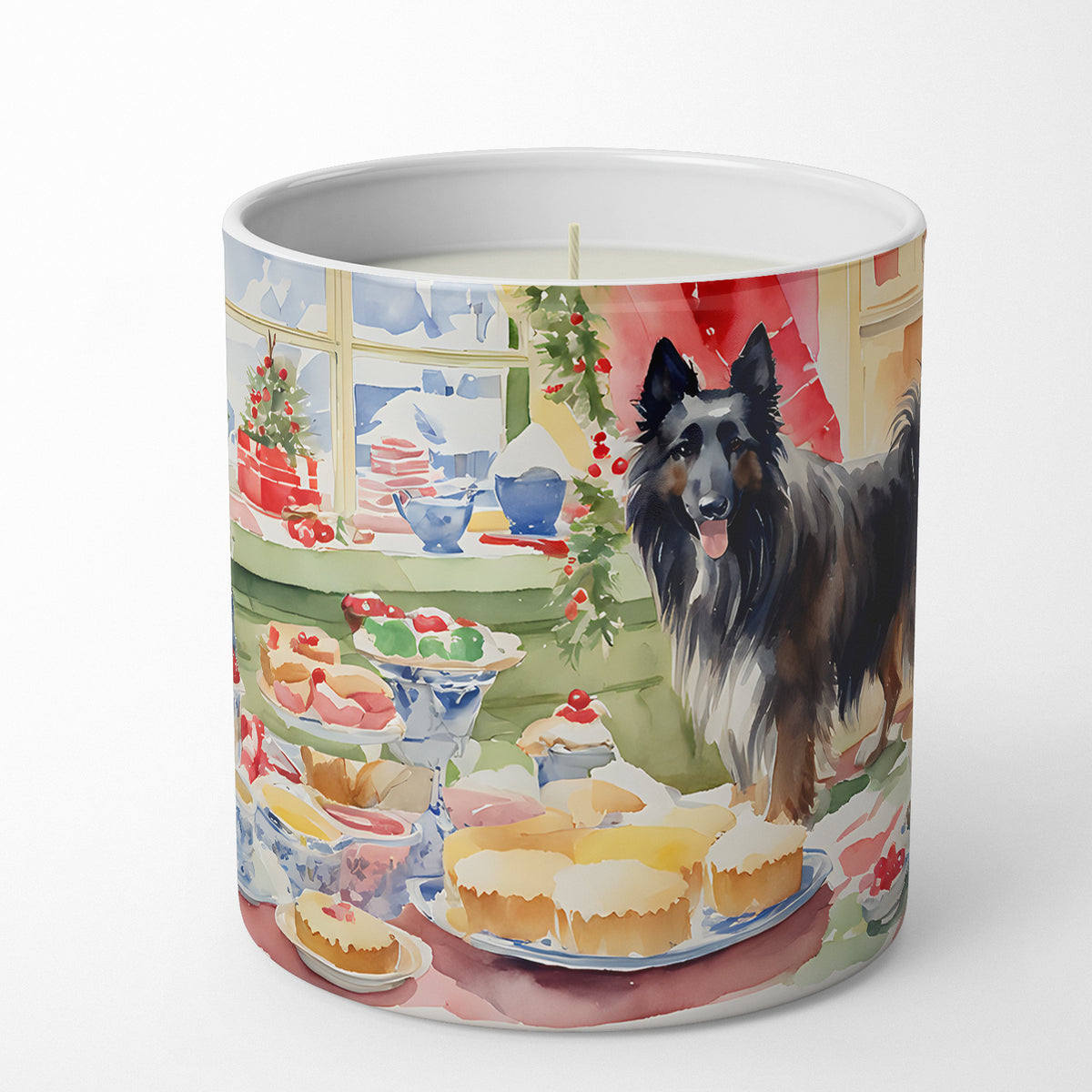 Buy this Belgian Sheepdog Christmas Cookies Decorative Soy Candle