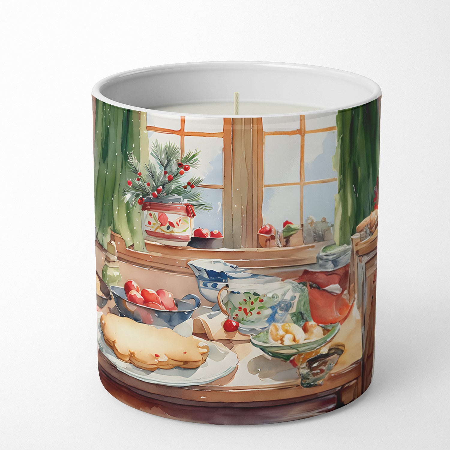 Border Collie Christmas Cookies Decorative Soy Candle