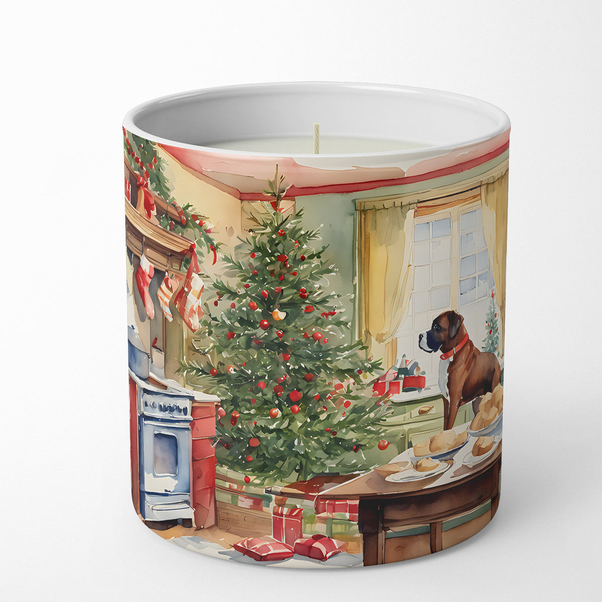 Buy this Boxer Christmas Cookies Decorative Soy Candle