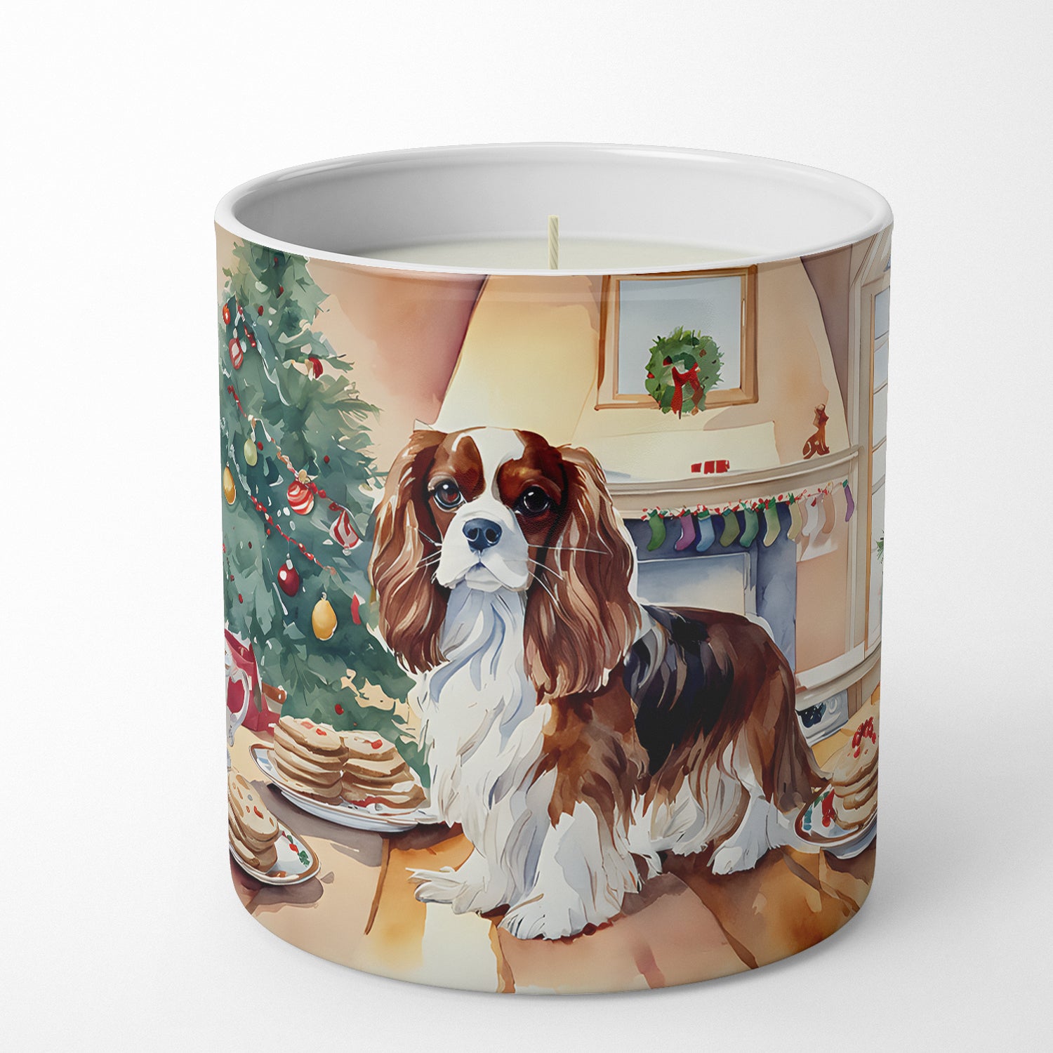 Buy this Cavalier Spaniel Christmas Cookies Decorative Soy Candle