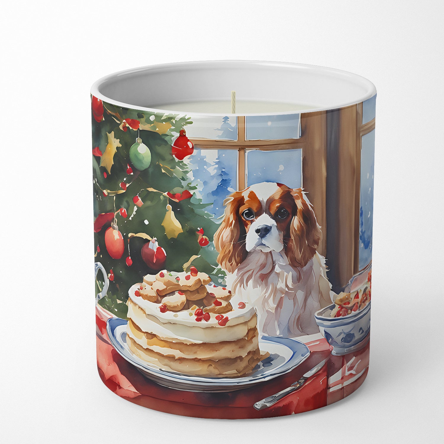 Buy this Cavalier Spaniel Christmas Cookies Decorative Soy Candle