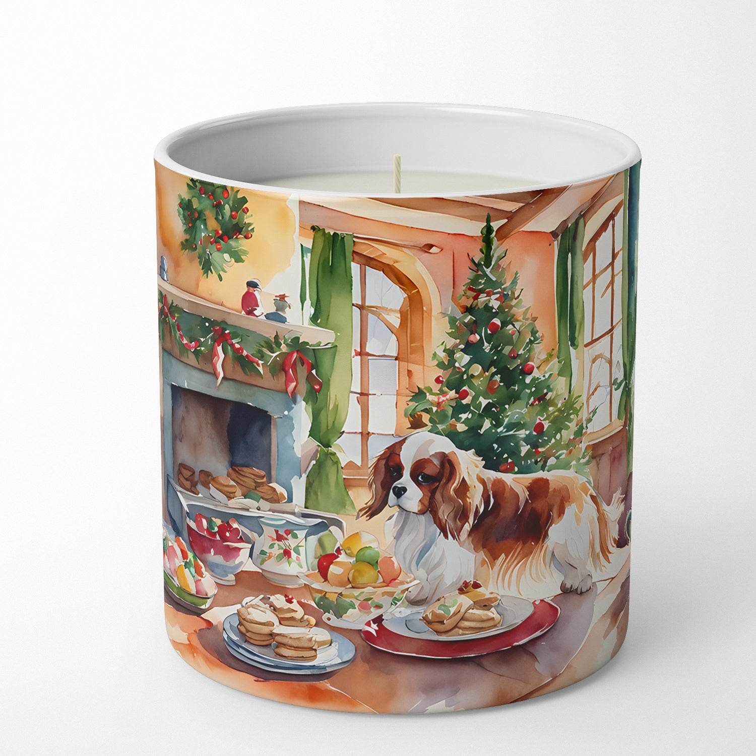 Buy this Cavalier Spaniel Christmas Cookies Decorative Soy Candle