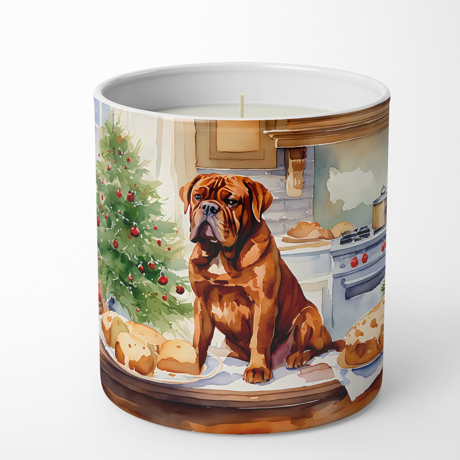 Buy this Dogue de Bordeaux Christmas Cookies Decorative Soy Candle