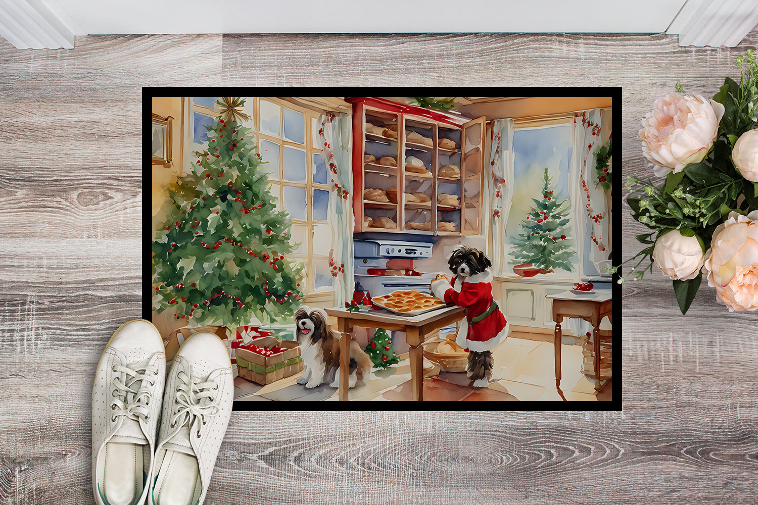 Buy this Havanese Christmas Cookies Doormat