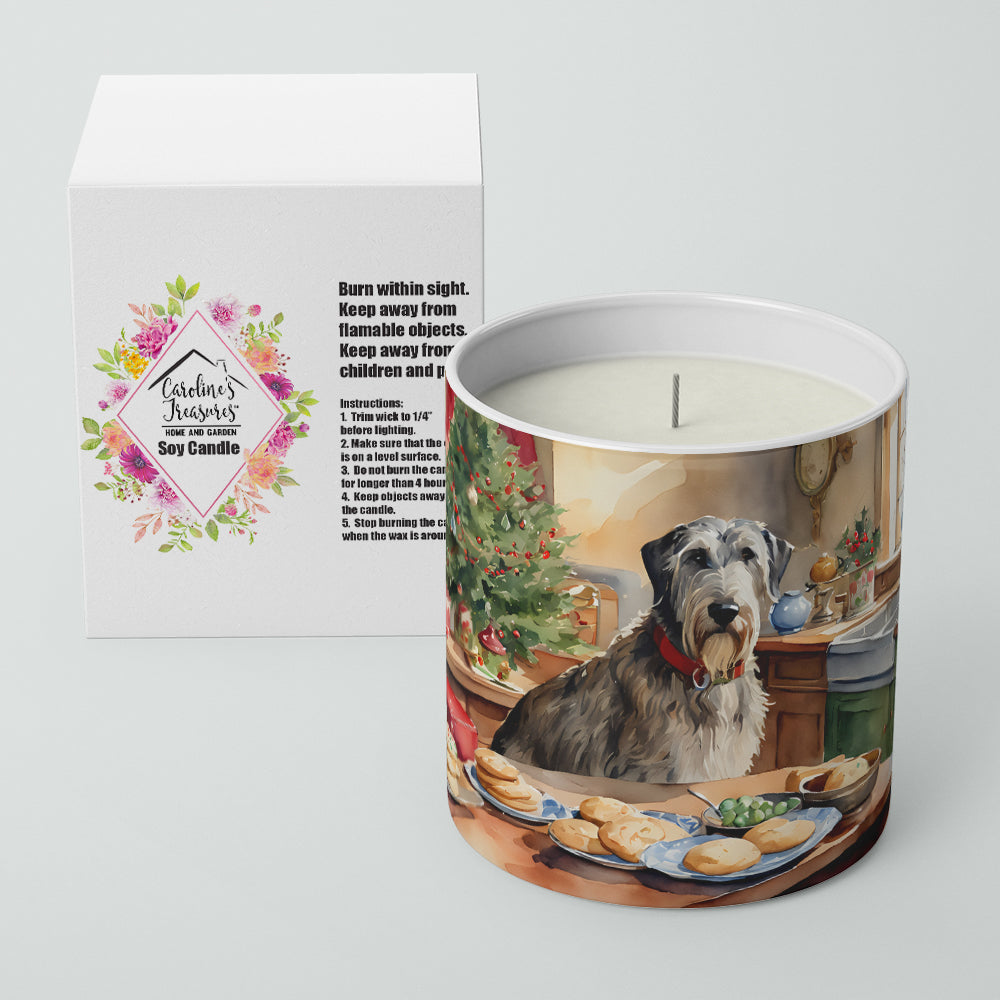 Irish Wolfhound Christmas Cookies Decorative Soy Candle