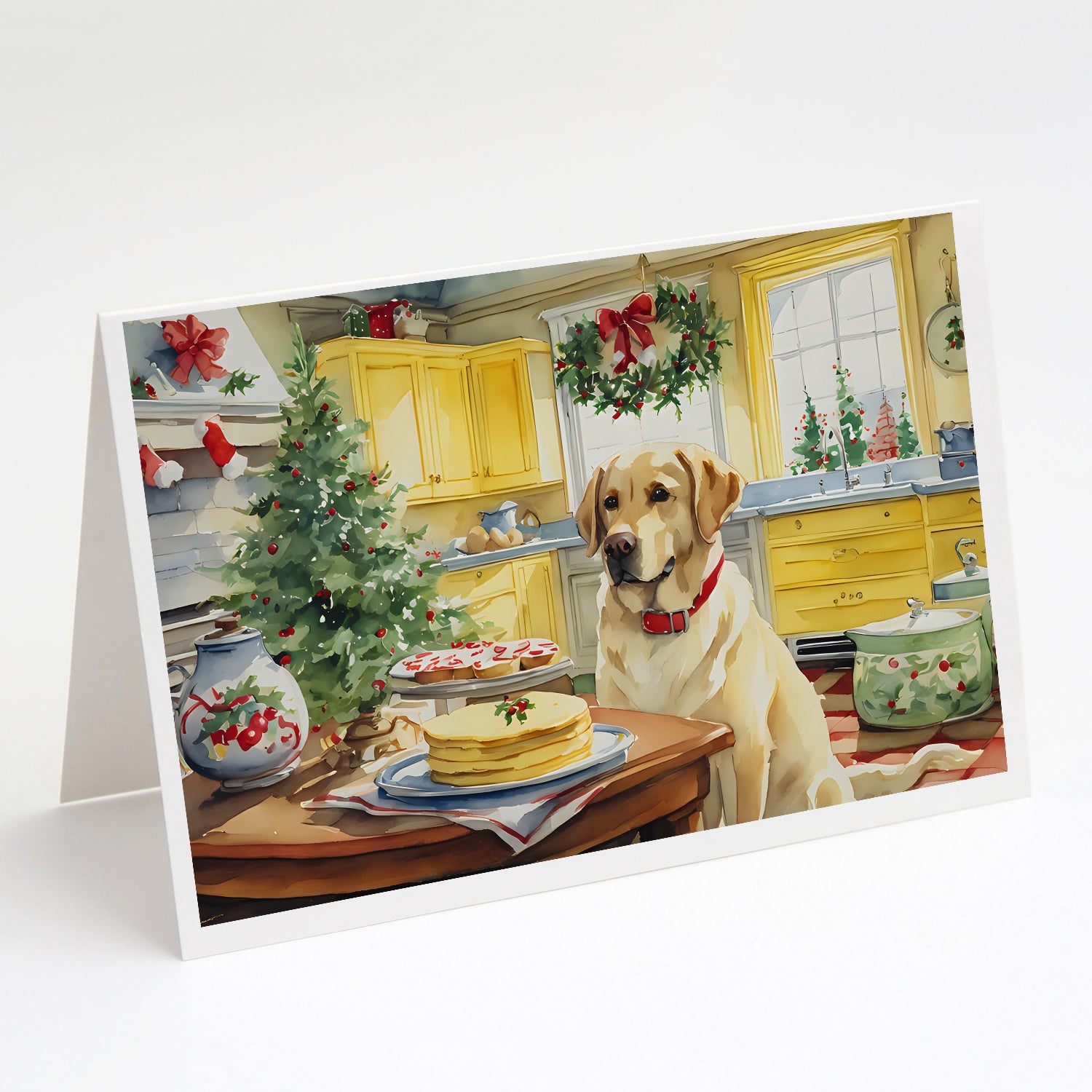 Buy this Labrador Retriever Christmas Cookies Greeting Cards Pack of 8