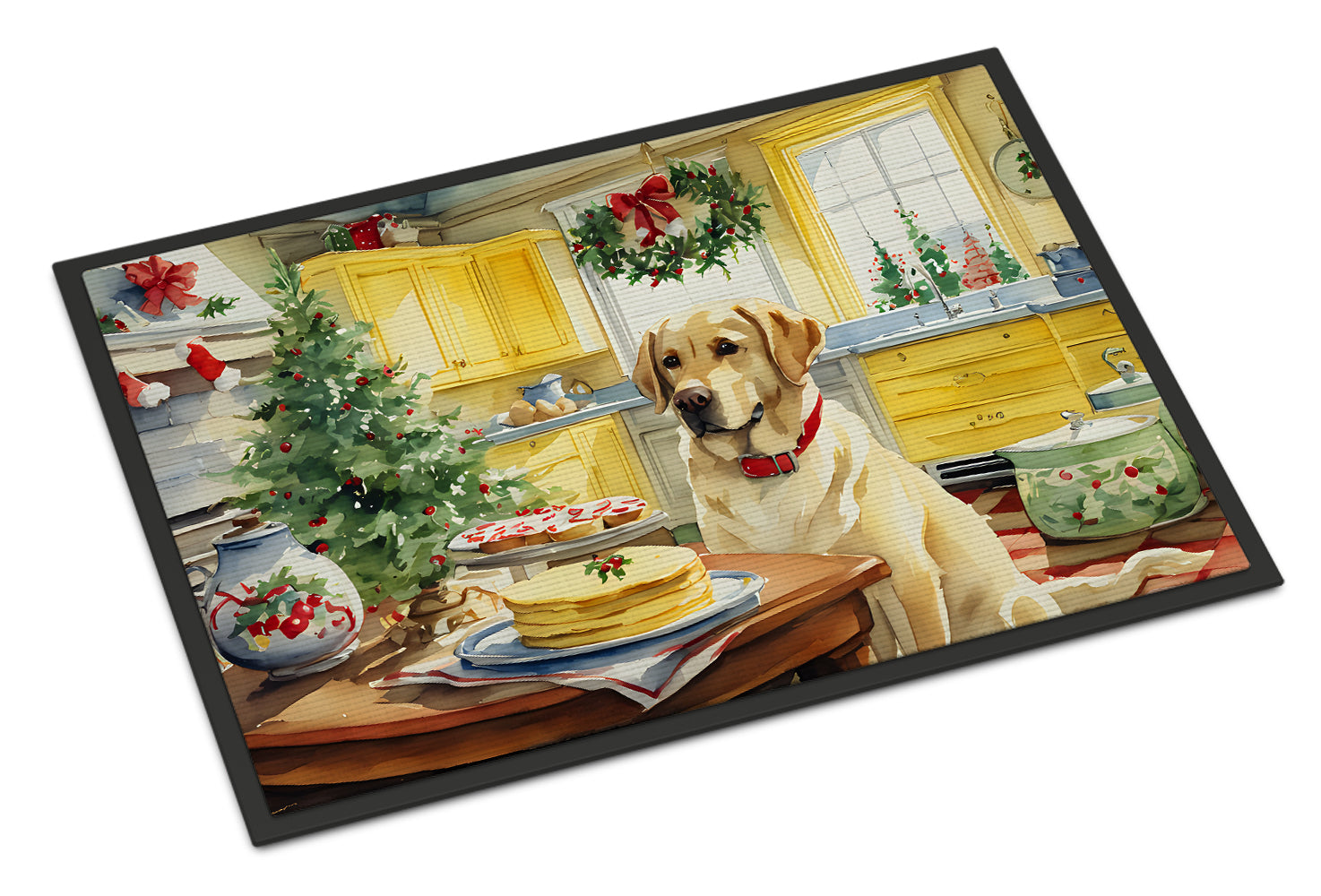 Buy this Labrador Retriever Christmas Cookies Doormat