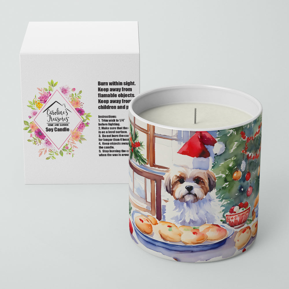 Buy this Lhasa Apso Christmas Cookies Decorative Soy Candle