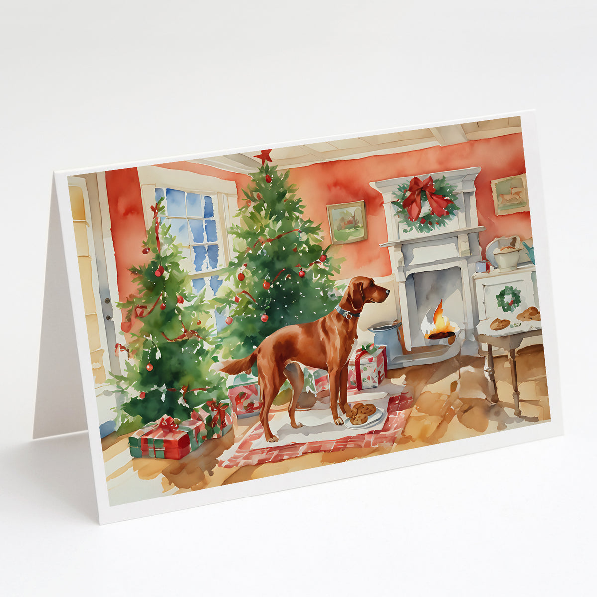 Buy this Redbone Coonhound Christmas Cookies Greeting Cards Pack of 8