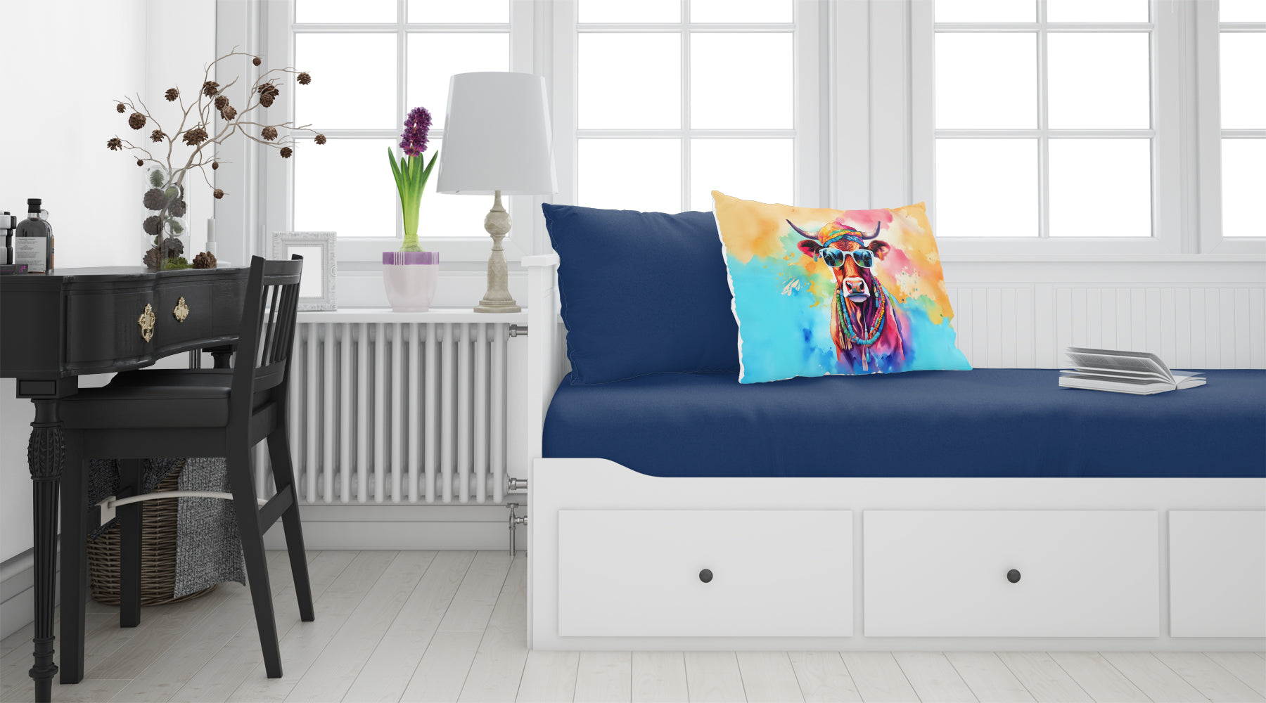 Buy this Hippie Animal Cow Standard Pillowcase