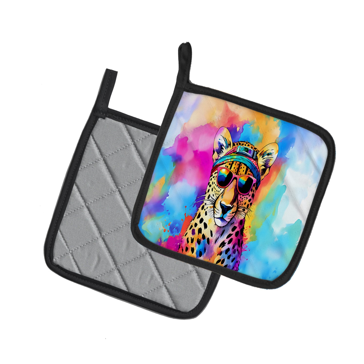 Buy this Hippie Animal Cheetah Pair of Pot Holders