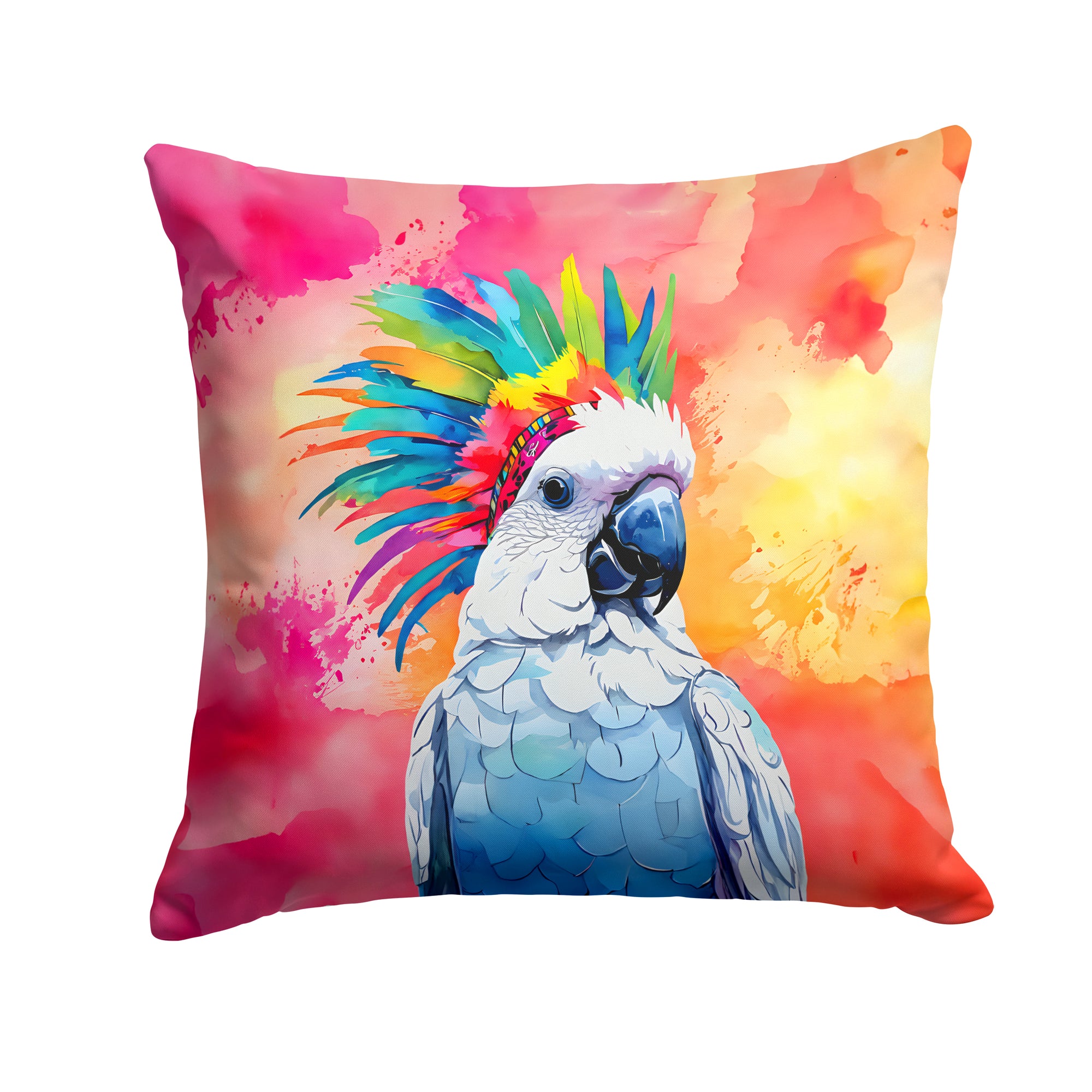 Buy this Hippie Animal Cockatoo Throw Pillow