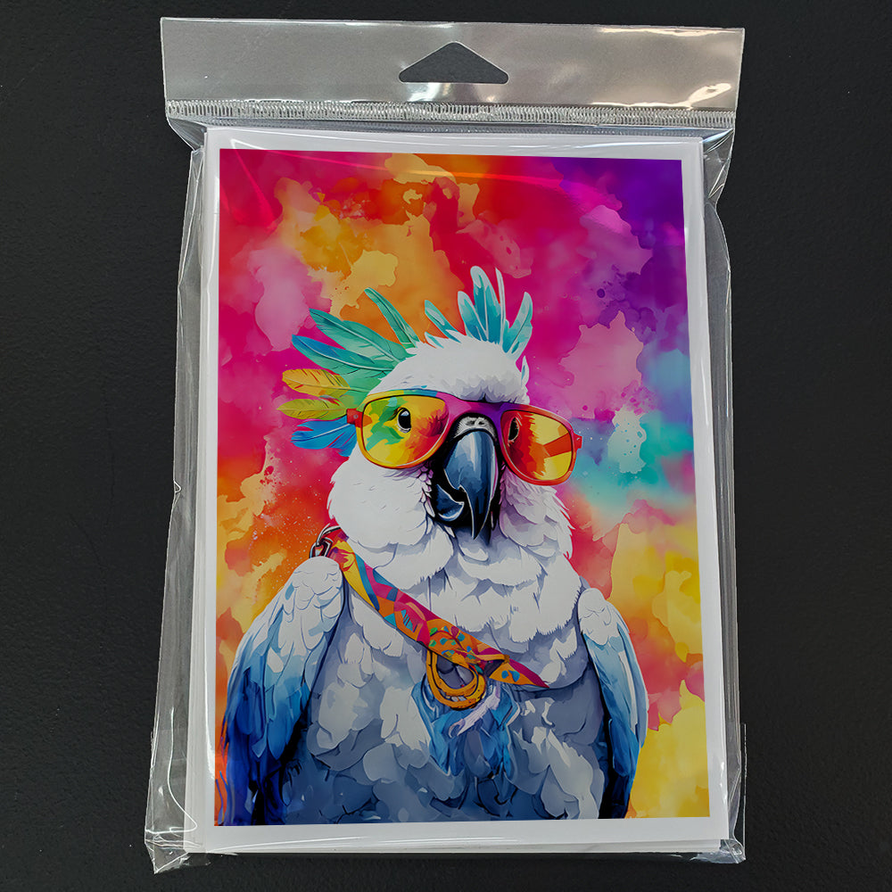 Hippie Animal Cockatoo Greeting Cards Pack of 8