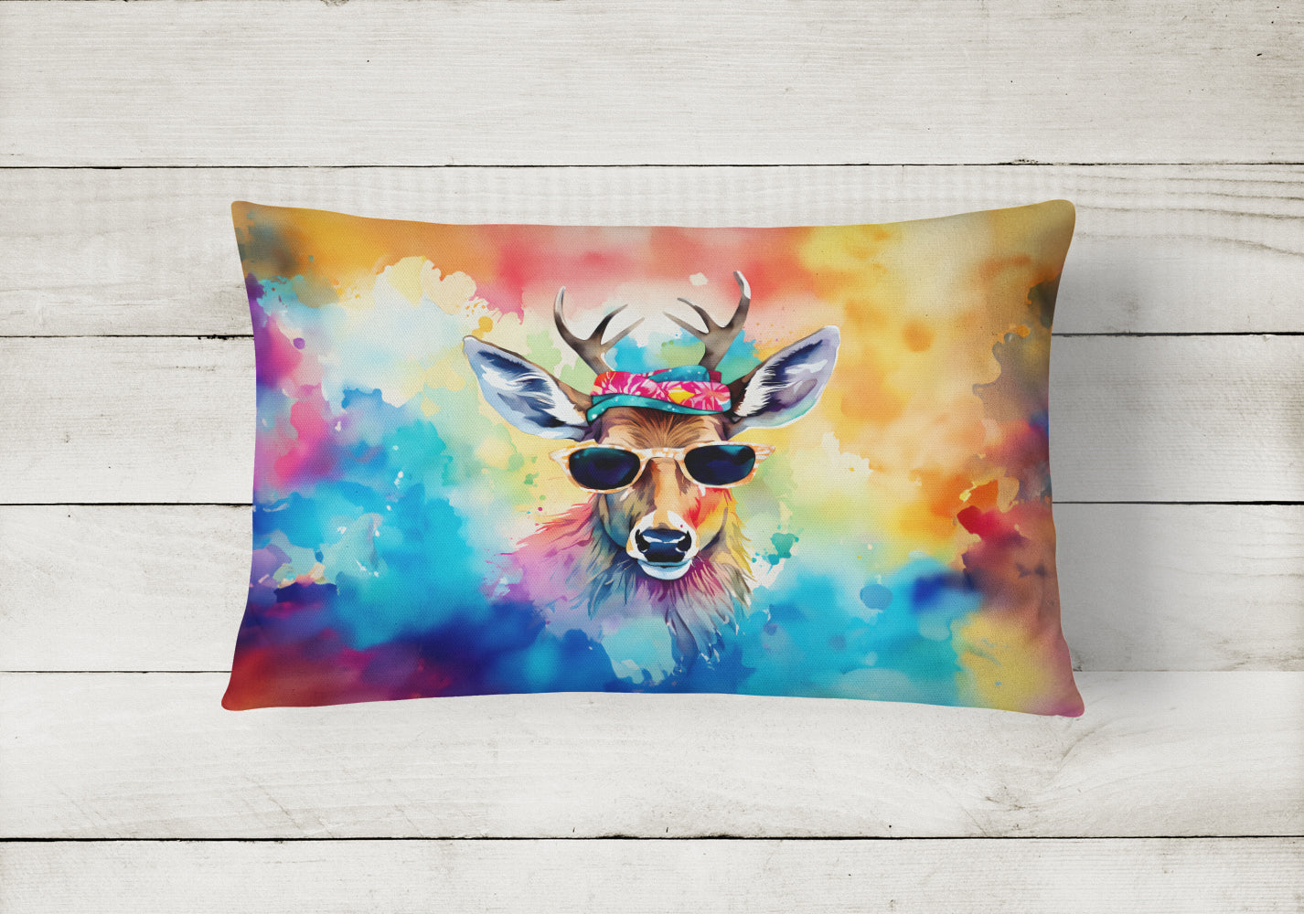 Buy this Hippie Animal Deer Throw Pillow