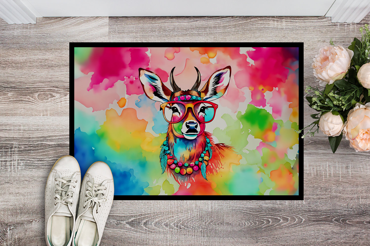 Buy this Hippie Animal Deer Doormat