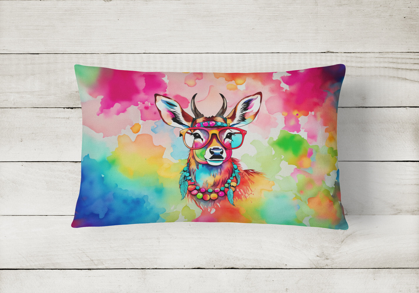 Buy this Hippie Animal Deer Throw Pillow