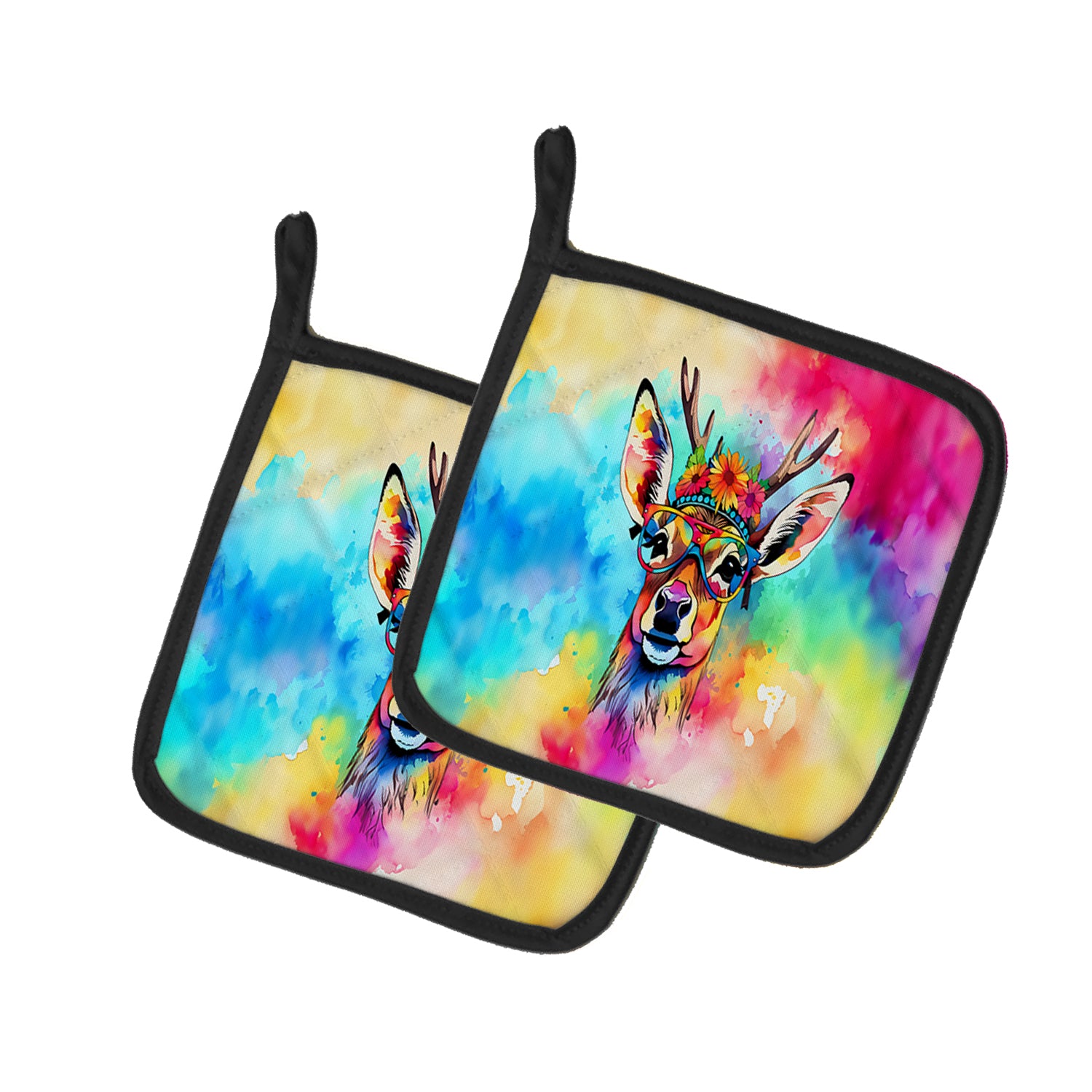 Buy this Hippie Animal Deer Pair of Pot Holders