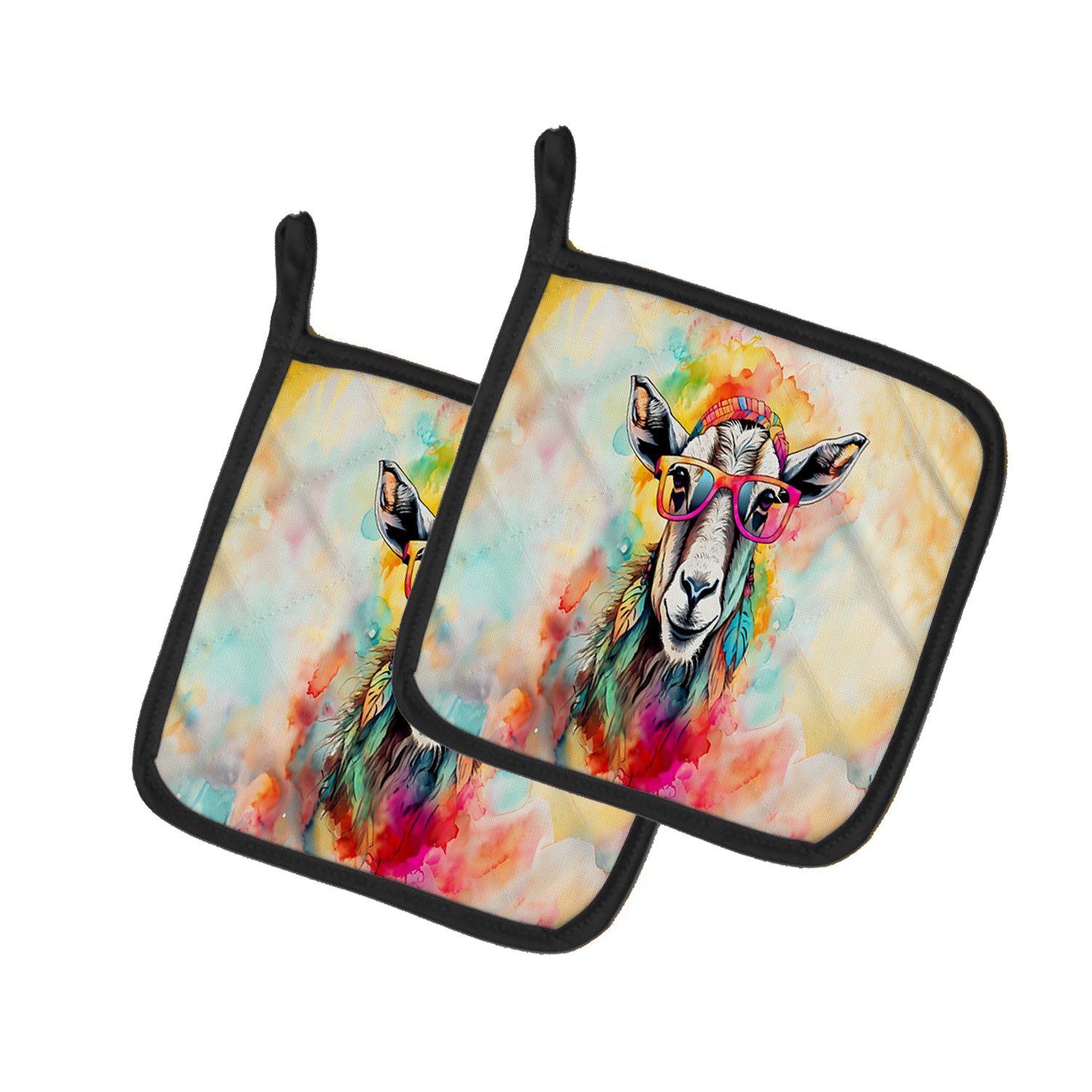 Buy this Hippie Animal Goat Pair of Pot Holders