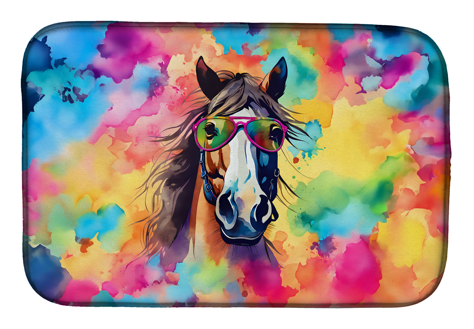 Buy this Hippie Animal Horse Dish Drying Mat