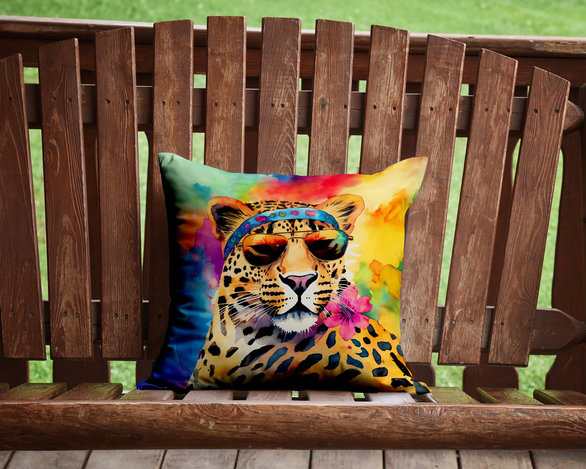 Buy this Hippie Animal Leopard Throw Pillow