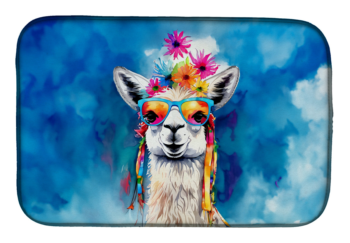 Buy this Hippie Animal Llama Dish Drying Mat