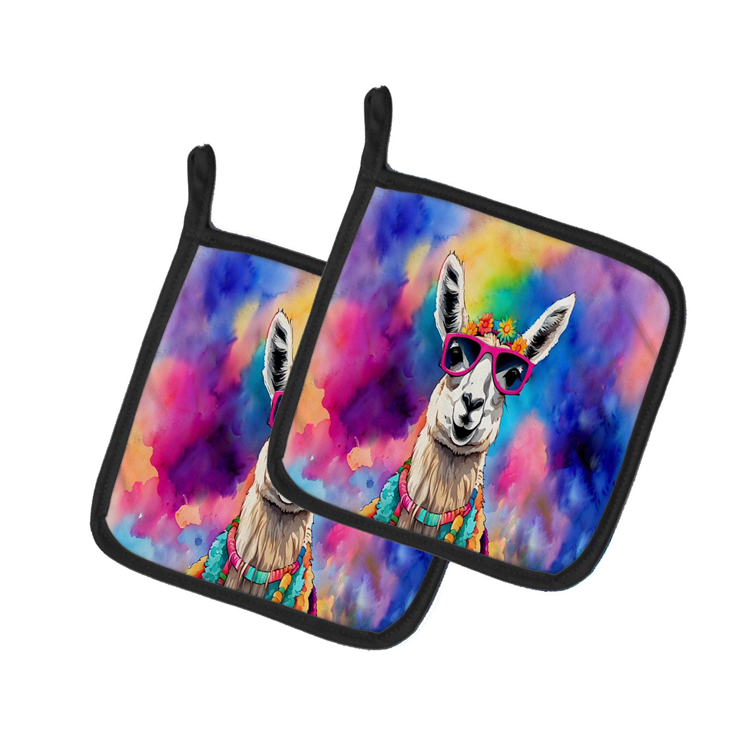 Buy this Hippie Animal Llama Pair of Pot Holders