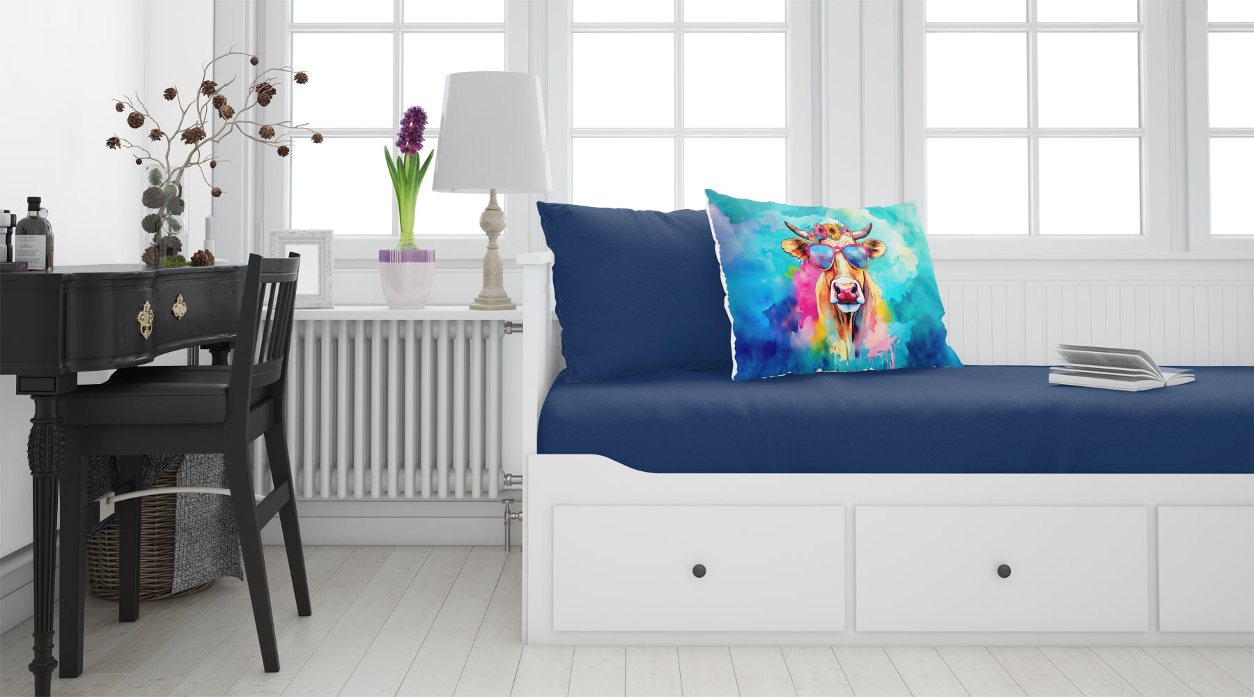 Buy this Hippie Animal Malvi Cow Standard Pillowcase