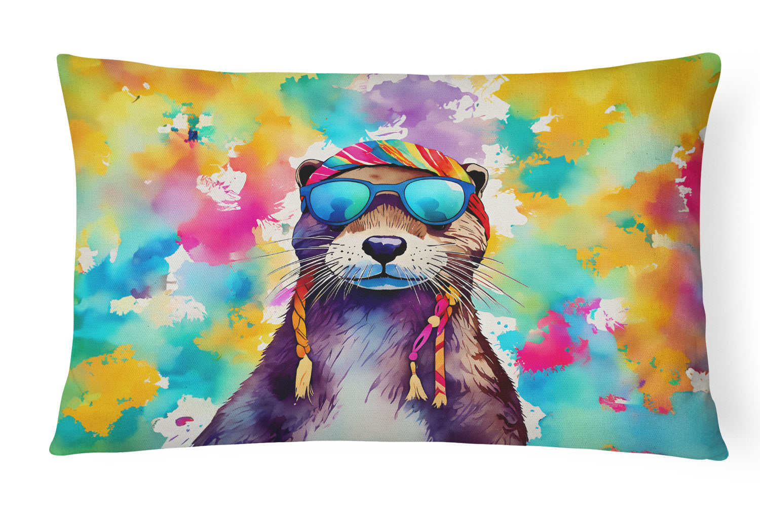 Buy this Hippie Animal Otter Throw Pillow