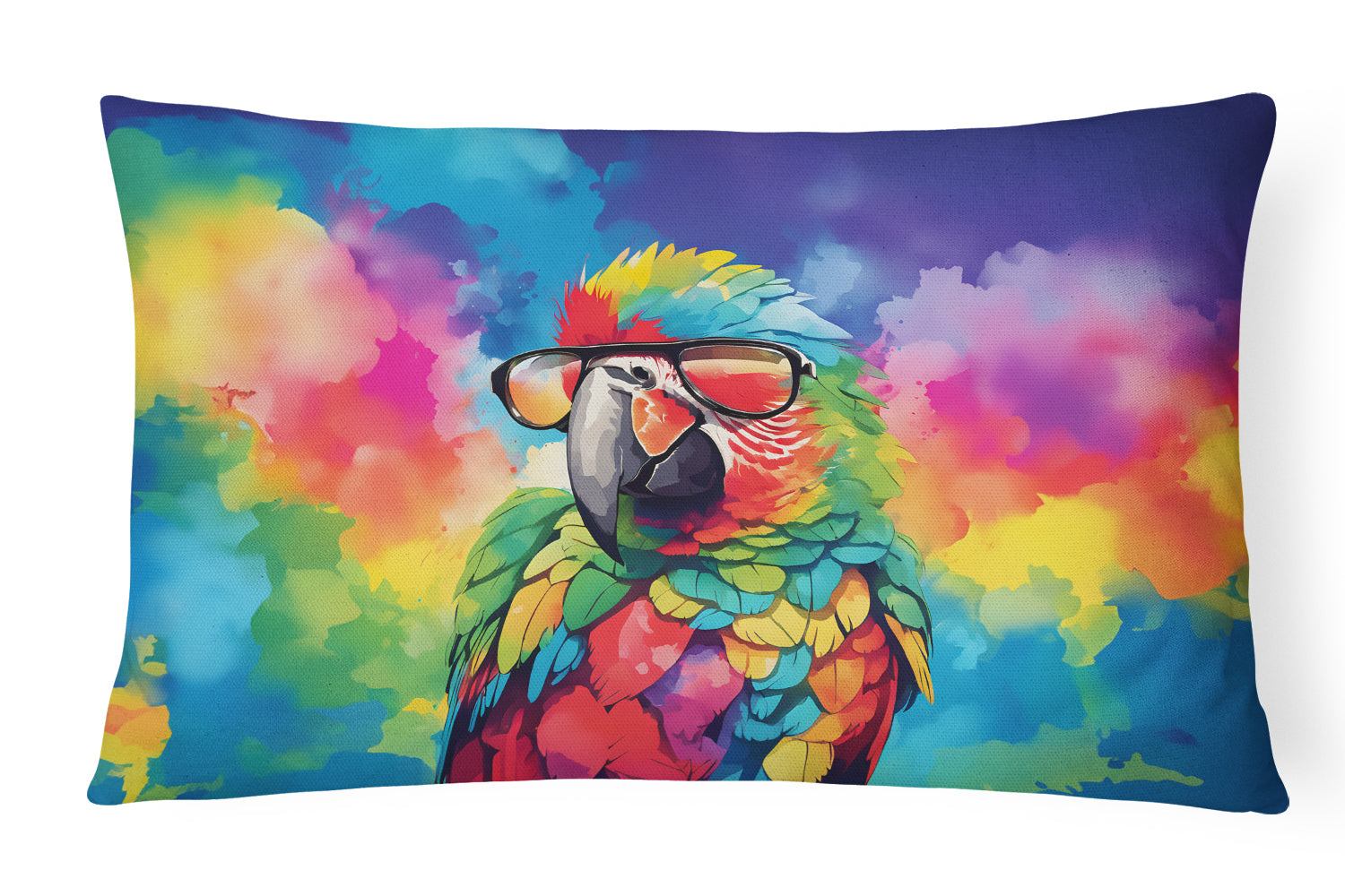 Buy this Hippie Animal Parrot Throw Pillow