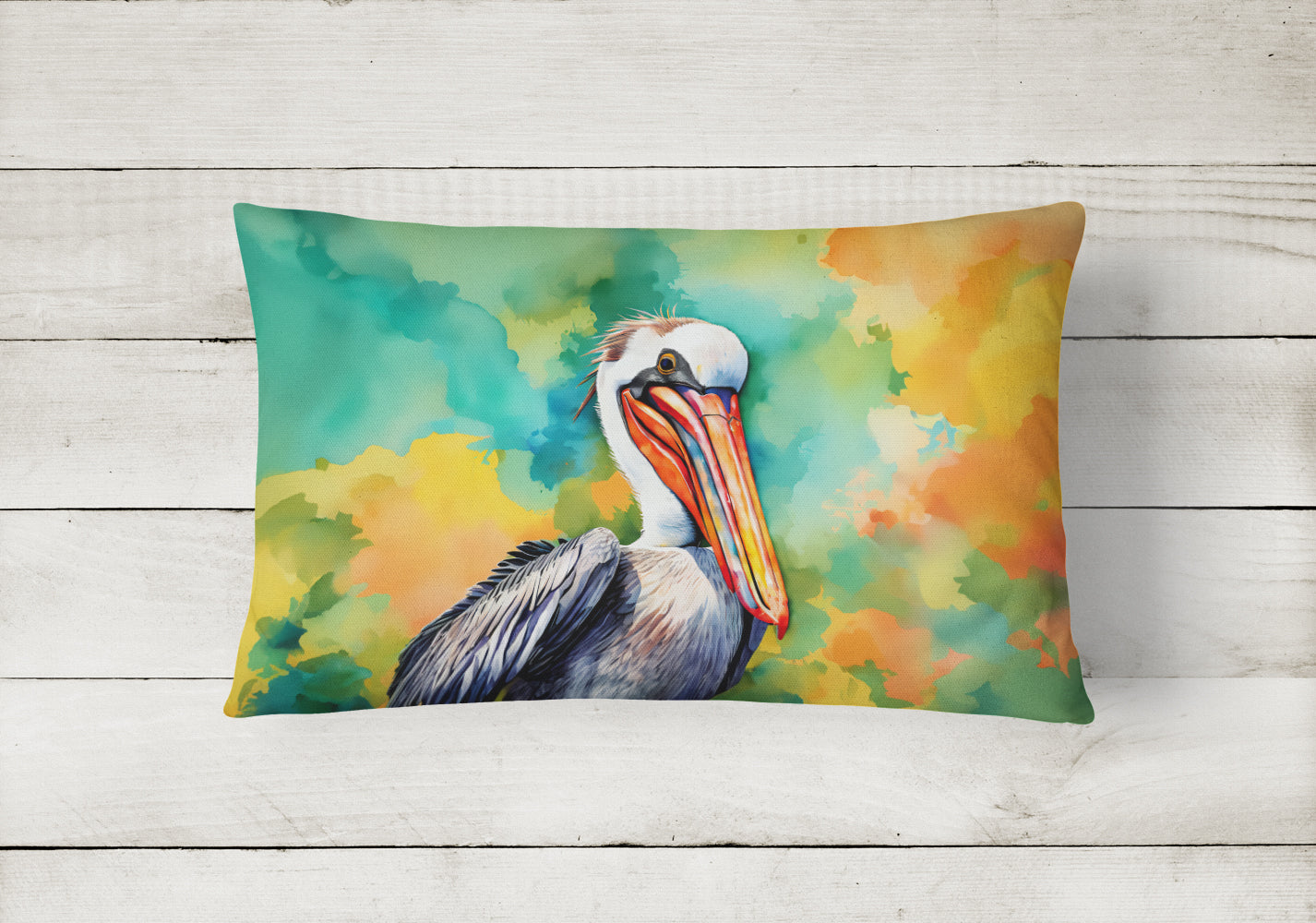 Buy this Hippie Animal Pelican Throw Pillow