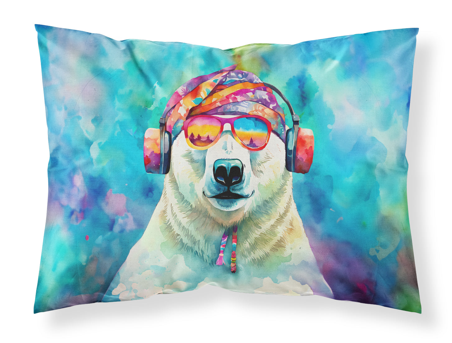 Buy this Hippie Animal Polar Bear Standard Pillowcase